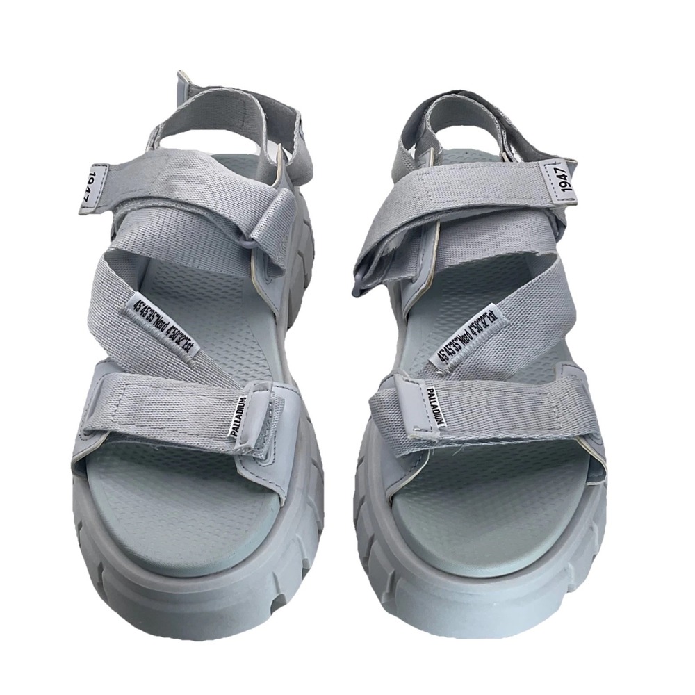 Palladium Women's Revolt Mono Sandals Size 8 Gray